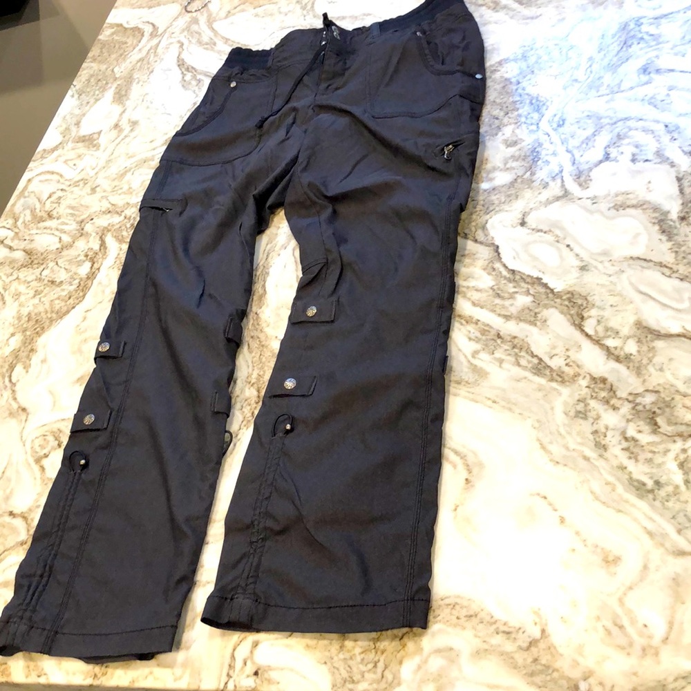 Athleta size 12 fully adjustable pant! Dark grey